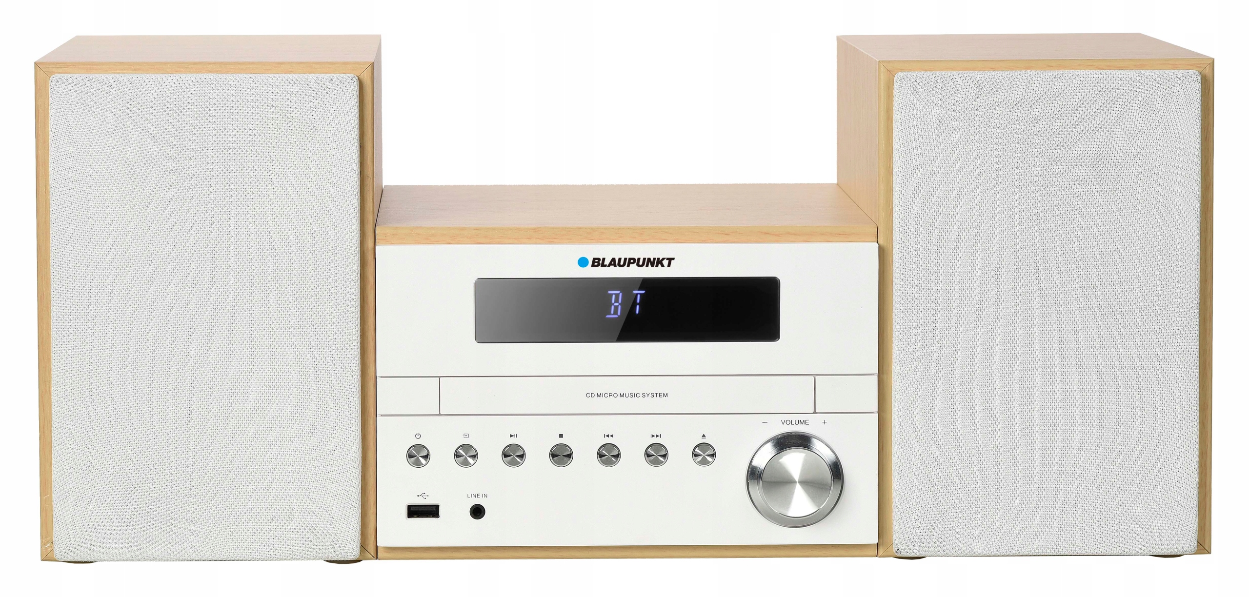 MINI STEREO BLUETOOTH RÁDIO BLAUPUNKT FM CD USB 2 REPRODUKTORY MS45BT